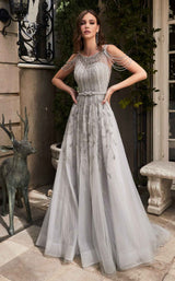 1 of 3 Cinderella Divine B710 Dress Silver