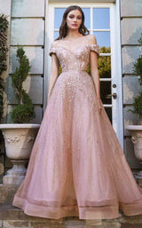 1 of 3 Cinderella Divine B715 Dress Rose-Gold