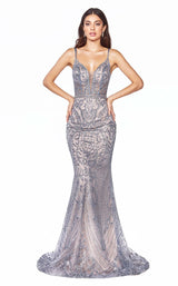 1 of 2 Cinderella Divine C24 Dress Smoky-Blue