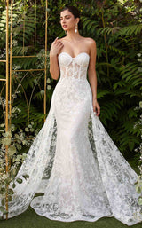 2 of 3 Cinderella Divine CB046W Dress Off-White