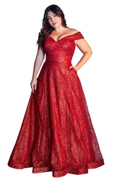 2 of 4 Cinderella Divine CB050 Dress Red