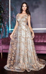 3 of 4 Cinderella Divine CB068 Dress Gold-Sage