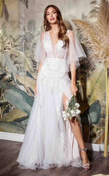 1 of 2 Cinderella Divine CB070 Dress Off-White