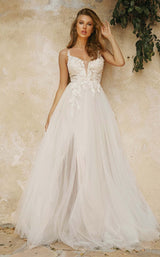 1 of 2 Cinderella Divine CB072W Dress Off-White