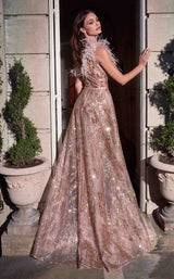 2 of 3 Cinderella Divine CB083 Dress Rose-Gold