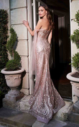 2 of 2 Cinderella Divine CB093 Dress Rose-Gold