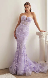 2 of 3 LaDivine CB099 Dress Lavender