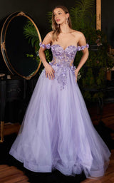 1 of 2 LaDivine CB104 Dress Lavender