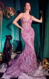 1 of 5 LaDivine CC2189 Dress Amethyst