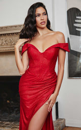 6 of 6 LaDivine CC2212 Dress Red