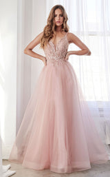 1 of 5 Cinderella Divine CD0154 Dress Blush