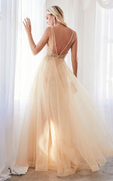 5 of 5 Cinderella Divine CD0154 Dress Champagne