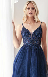 1 of 2 Cinderella Divine CD0155 Dress Navy