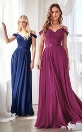 6 of 6 Cinderella Divine CD0156 Dress Navy