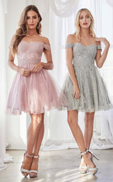 2 of 3 Cinderella Divine CD0167 Dress Silver