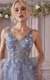 5 of 5 Cinderella Divine CD0181 Dress Smoky-Blue