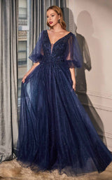 3 of 8 Cinderella Divine CD0182 Dress Navy