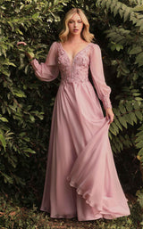 2 of 6 Cinderella Divine CD0183 Dress Rose-Gold