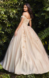 5 of 7 Cinderella Divine CD0185 Dress Champagne