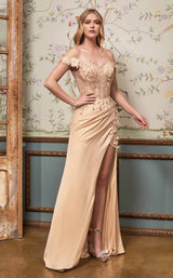 3 of 7 Cinderella Divine CD0186 Dress Champagne