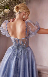 3 of 3 Cinderella Divine CD0187 Dress Smoky-Blue