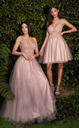 1 of 5 Cinderella Divine CD0195 Dress Blush