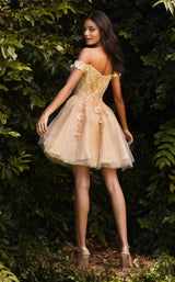 4 of 4 Cinderella Divine CD0194 Dress Champagne