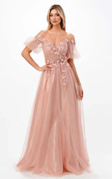 5 of 10 LaDivine CD0197 Dress Blush