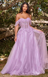 9 of 18 LaDivine CD0198 Dress Lavender