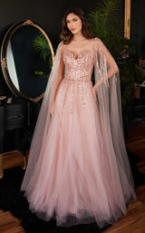 2 of 5 LaDivine CD0204 Dress Blush