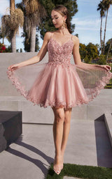 1 of 2 LaDivine CD0213 Dress Blush