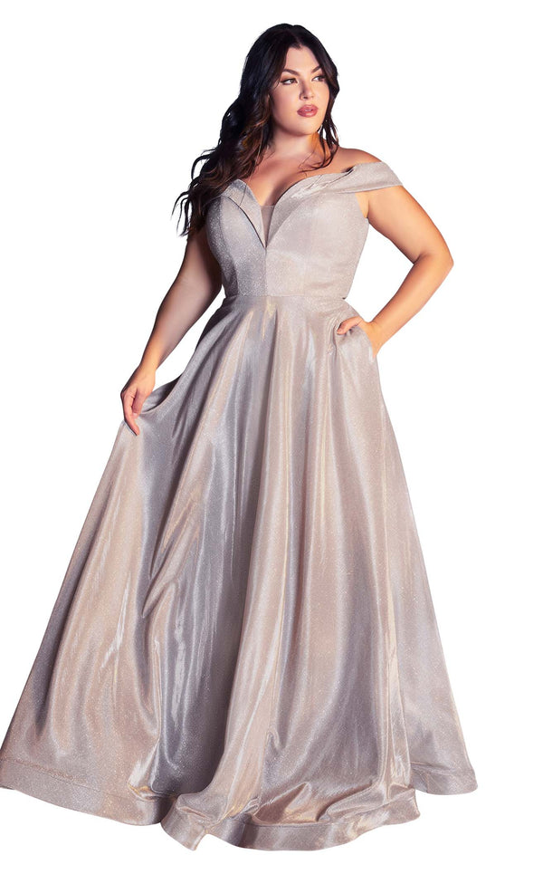 Cinderella Divine CD210C Dress Metallic-Champagne