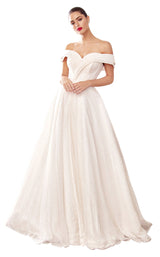 1 of 2 Cinderella Divine CD214W Dress Off-White