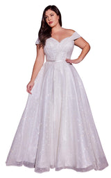 1 of 2 Cinderella Divine CD214WC Dress Off-White