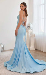 20 of 22 LaDivine CD2219 Dress Light-Blue