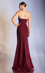 3 of 3 Cinderella Divine CD223 Dress Burgundy