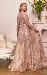 2 of 3 Cinderella Divine CD233 Dress Rose-Gold