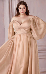 6 of 6 Cinderella Divine CD243C Dress Champagne