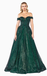 2 of 3 Cinderella Divine CD908 Dress Emerald