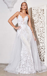 1 of 2 Cinderella Divine CD931W Dress Off-White