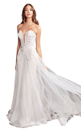 1 of 5 Cinderella Divine CD936W Dress Off-White