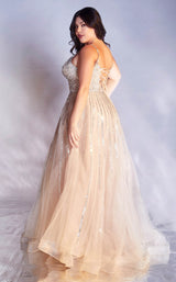 2 of 2 Cinderella Divine CD940C Dress Platinum