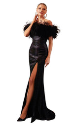 1 of 3 Cinderella Divine CD947 Dress Black