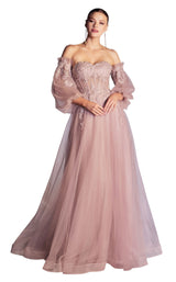 1 of 3 Cinderella Divine CD948 Dress Dusty-Rose