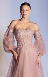 3 of 3 Cinderella Divine CD948 Dress Dusty-Rose