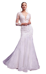 1 of 2 Cinderella Divine CD951W Dress Off-White