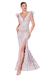 1 of 2 Cinderella Divine CD952 Dress Off-White