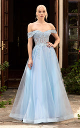 3 of 5 Cinderella Divine CD961 Dress Sky-Blue