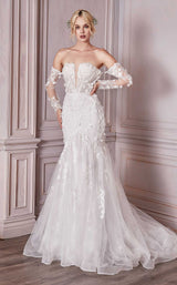 1 of 2 Cinderella Divine CD977W Dress Off-White