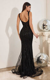 9 of 10 LaDivine CD990 Dress Black